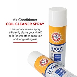Arm & Hammer Arm & Hammer Biodegradable HVAC and Air Conditioner Coil Cleaner Foam Aerosol Spray, No Rinse, 19 fl. oz, AHCC-19 by Diversitech