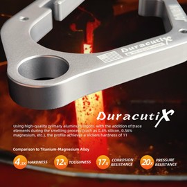 Mavnai DuracutiX Aluminum Hook For Tree Climber Compatible with Shembiner XL, Quick and Easy One-Hand Removal and Installation of Chainsaws and Tools Inside The Hook, Not Easy Fall Off in Any Position