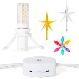 Milltown Merchants Lighted Item Spare Parts Pack - Replacement LED Light and Bulbs for Vintage Ceramic Christmas Trees - 1 Pack