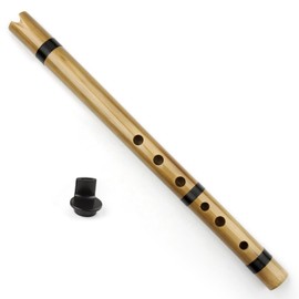 a Vertical Bamboo Flute Indian Clarinet Bamboo Quena Flute in G Key