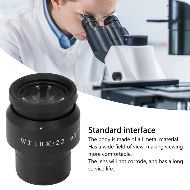 Microscope Eyepiece WF10X/22mm 30mm Interface Wide Angle High Eyepoint Eyepiece