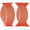 HIROMARUjp Reflective Rim Sticker 17 18" 8mm 2 Bikes 4