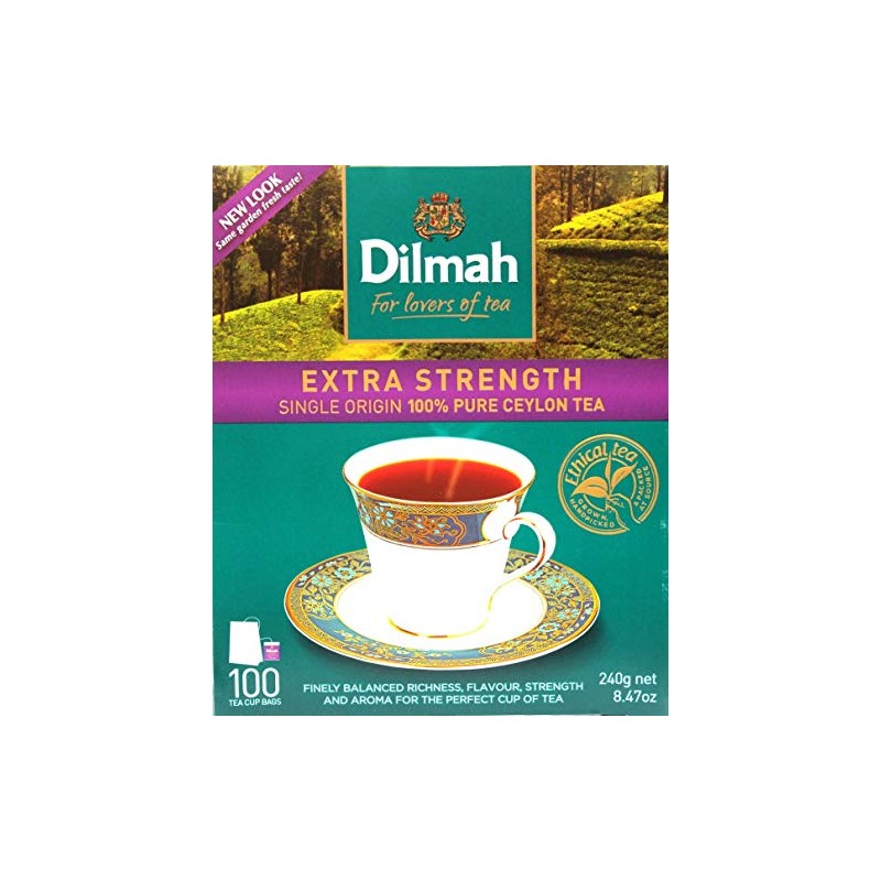 Dilmah Extra Strength Ceylon Tea 100 teabag (Pack of 3)