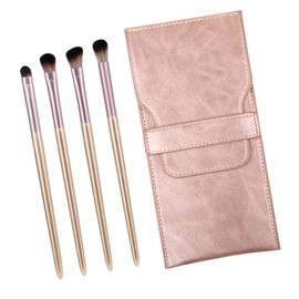 Healeved 1bag Portable Eyeshadow Brush Mini Eye Makeup Brushes for Even Application Safe for Cleaning for Daily Use Premium Quality for