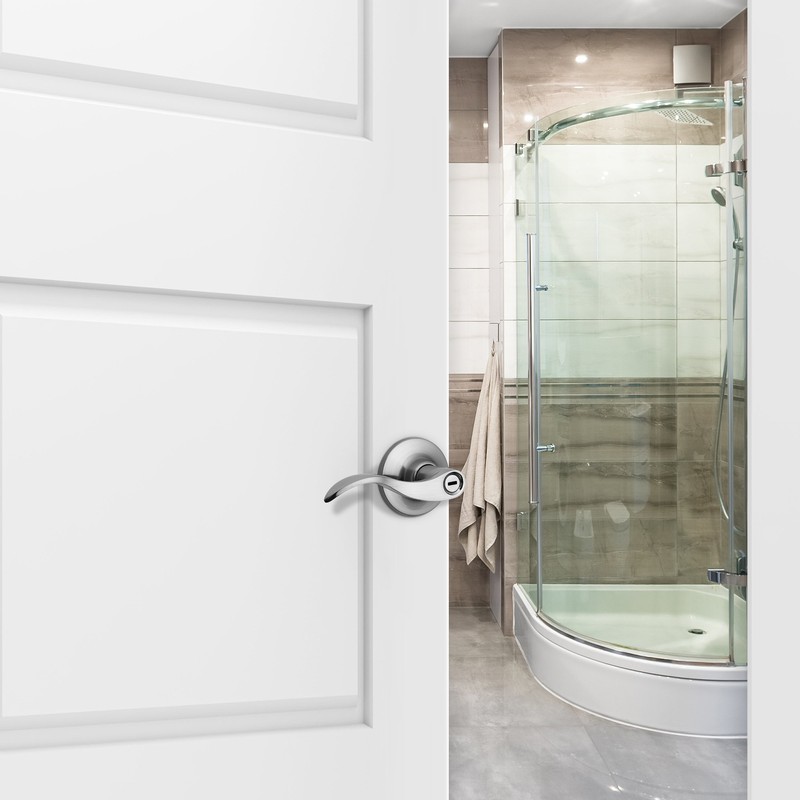Berlin Modisch Privacy Lever Door Handle [Thumb Turn Lock on