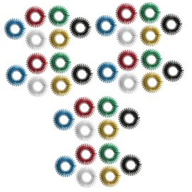 KOMBIUDA 3sets Hand Massager Ring for Adults Muscle Relax Massager Acupressure Tool Fidget Toy 12pcs*3