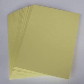 Lemon A5 Card Stock by Stella Crafts x50 Sheets