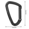 DType Mountaineering Carabiner Elastic Buckle Wear Resistant 25kN Bearing Climbling