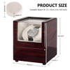 CHIYODA Single Watch Winder for Automatic Watches Solid Wooden Box