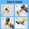 2 Packs Air Conditioner Drain Hose 6ft Portable AC Drain