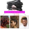 Dreadlock Hair Extensions Human Hair 12 Inch Thickness 0.4 cm