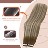 Sunny Hair Tape in Hair Extensions Real Human Hair Invisible