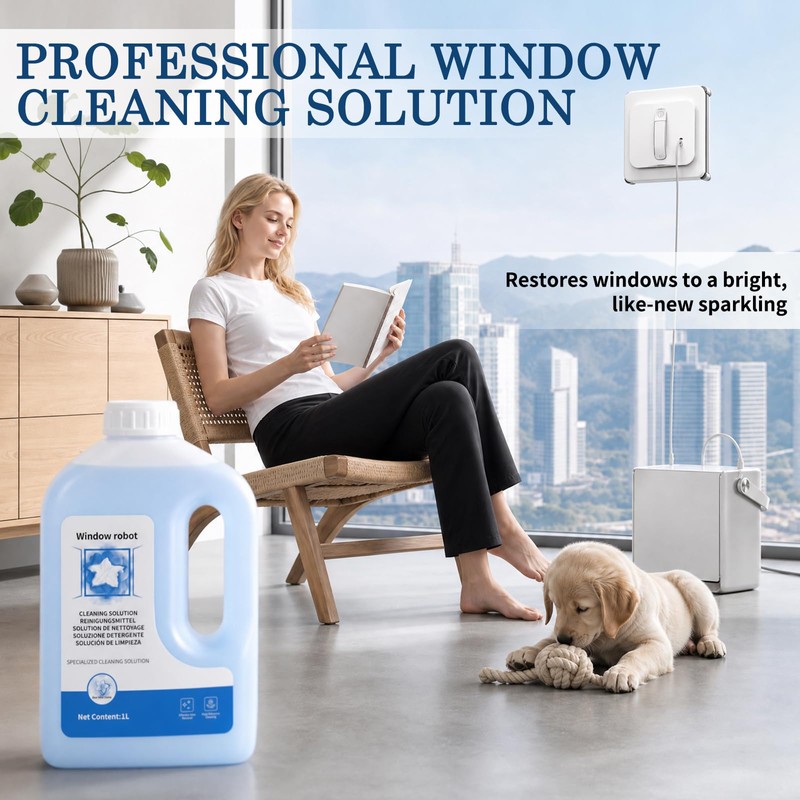 Window Cleaning Solution fit for ECOVACS WINBOT Cleaning Robot 33.8Fl