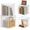 Dmevkic 2 Cube Organizer Bookshelves DIY Variable Stackable Cube Storage