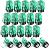 Ecation 20 Pcs Mini Flashlight Keychains Bulk Plastic Portable Handheld