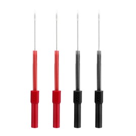 XLLForce 4Pcs Back Probe Kit, 4mm Flexible Back Probes Automotive Diagnostic Test Repair Tools for Multimeter Voltage Testing Detect Automobile Electrical Circuit