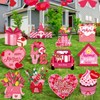 Amyhill 12 Pcs Happy Mother's Day Yard Signs Love Mom