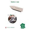 Semi Firm Horsehair Brush for Dry Cleaning Shoes in Suede,