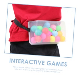 Toyvian 1 Set Strap Shake Box Children Kids Outdoor Playset Developmental Sports Table Tennis Balls Family Games for Kids and Coordination Training Kids Training Game