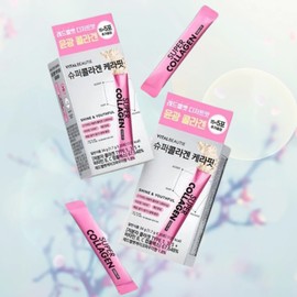 Vital Beauty Olive Young Vital Beauty Super Collagen Kerafit 15 sachets + 5 sachets for 20 days / 올리브영 바이탈뷰티 슈퍼콜라겐 케라핏 15포+5포 20일분