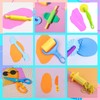 Kleeblatt Dough Tools Set for Kids - 37 Pcs Playdough