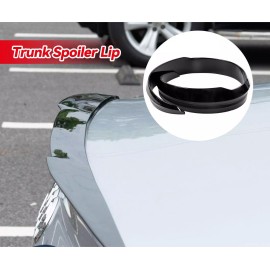 Xukey GLOSS BLACK 45“ Universal Car Rear Roof Trunk Spoiler Wing Tail Lip Trim Rubber