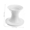 KICHOUSE Mini Speaker Stand White Smart Speaker Accessory Cable Management