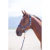 Shires Topaz Nylon Pony/Horse Headcollar - Navy Blue Cob