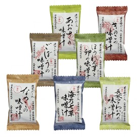 Kayanoya Kayanoya Original Box for Gifts, 7 Types of Freeze Dried Miso Soup, Set of 20