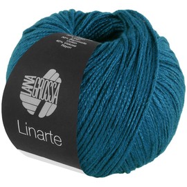 LANA GROSSA Linarte Modern Cotton/Linen Classic Hand Knitting Yarn Made of 40% Microfibre (Viscose), 30% Cotton, 20% Linen & 10% Polyamide 50 g Wool for Knitting and Crocheting 125 m Yarn
