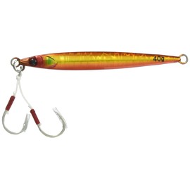 JACKALL Metal Jig Big Backer JIG/SLIDE STICK 1.4 oz (40 g) Akakin / Magma Wave Holo