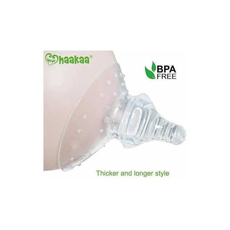 Protector De Pezones De Silicona Haakaa Para Lactancia