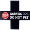 Service Dog Working Do Not Pet Warning Vests/Harnesses Patch Embroidered