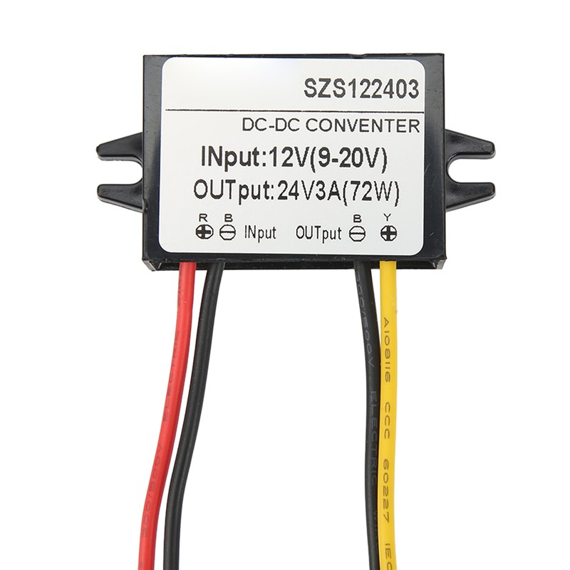 DC to DC 12V 9‑20V to 24V3A Boost Converter Waterproof
