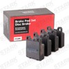STARK SKBP-0010081 Brake Pad Set, Disc Brake Disc Brake Pads,