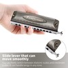 East top Chromatic Harmonica,12-Hole 48 Tones C Key Mouth Organ