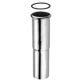 Schläfer | 439105 - Siphon Extension Tube Sink 1"1/4 in Chromed Brass, Bottle Trap, Drain Pipe for Adjustable Siphon, 130mm x Ø32mm - DN32. Immersion Tube for Siphon Pipe
