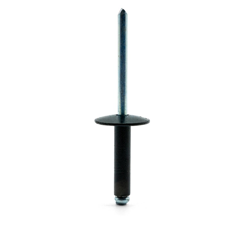 Hippo Hardware (4mm X 8mm) Black Extra Large Flange Pop