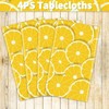 4 Pack Lemon Tablecloth Lemons Summer Party Tablecover Rectangle Table