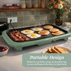 COOK WITH COLOR Electric Griddle 1200W, Nonstick Surface for Pancakes,