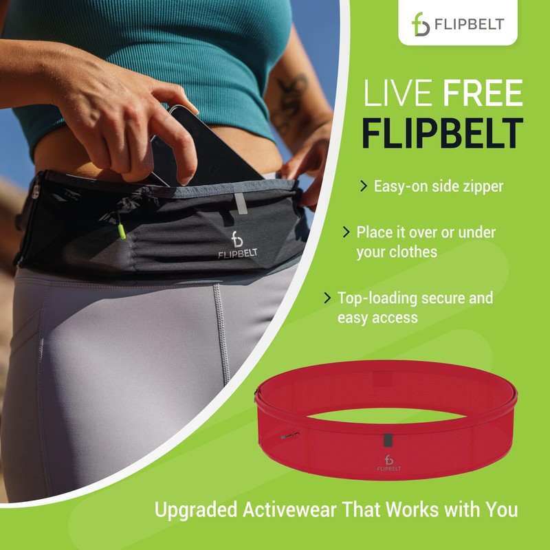 FlipBelt Air - Red - XL