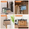 Bgtecho 12 Pack Handbag Storage,Storage Organizer with Zipper & Handle,Dust
