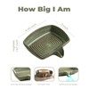 Self Draining Soap Dish, Ceramic Drain Soap Holder Waterfall Design