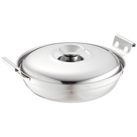 Pearl Metal H-707 Chili Pot Udon Suki with Astragalus Stainless Steel Tabletop Pot [Made in Japan]