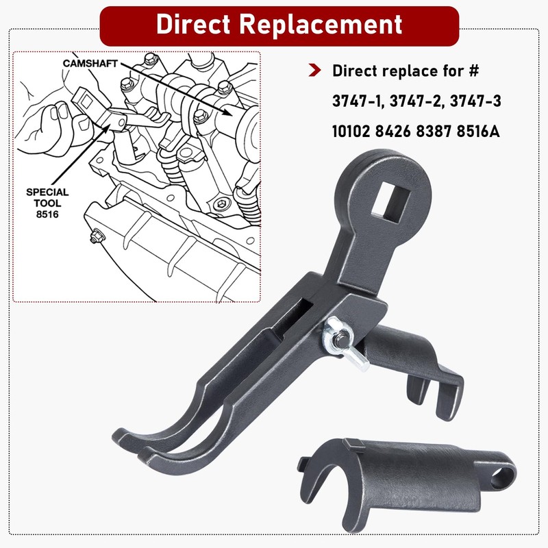 Camoo Rocker Arm Remover/Installer & Valve Spring Compressor Tool for