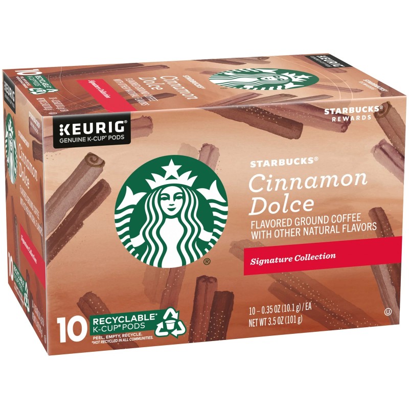 Starbucks Cinnamon Dolce Blonde Roast K Cup Pods 10 Count