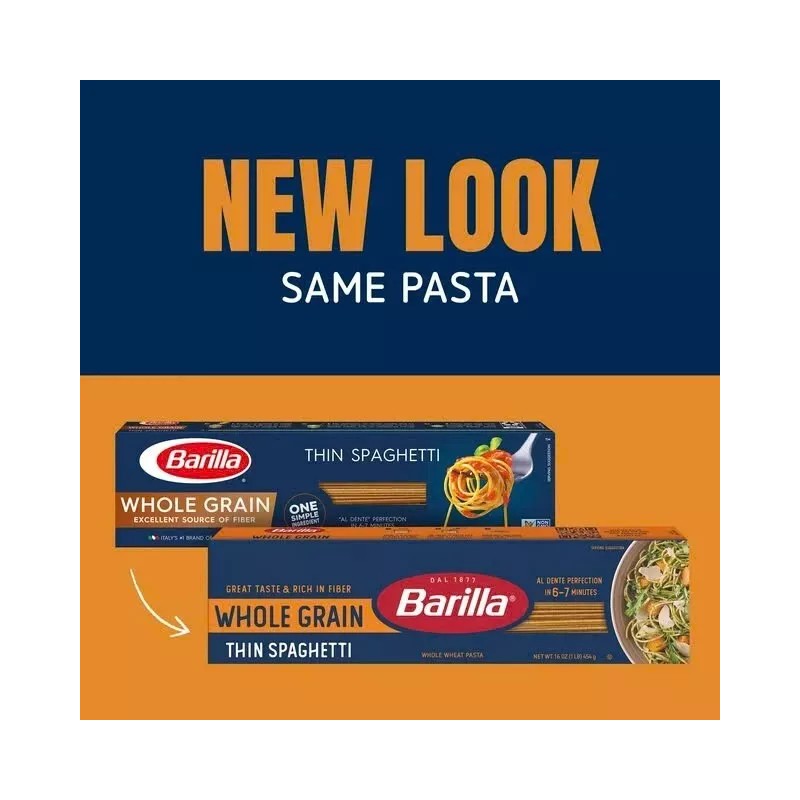 Barilla Classic Whole Grain Gluten-Free Pasta Thin Spaghetti Noodles 16