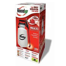 Roundup 2 Gal Light Duty Multi Nozzle hand Pump Deck Garden Weed Pesticide Tank Sprayer