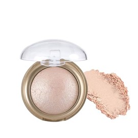 Iluminador horneado en polvo de contorno de perlas transparentes para iluminador facial, maquillaje iluminador (303-brillo)