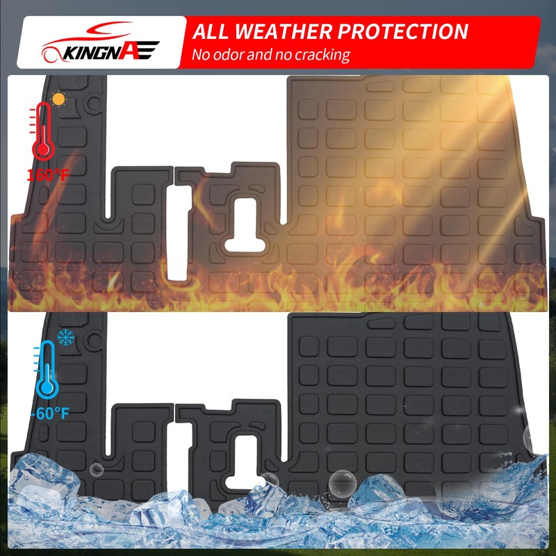 Kingna Floor Mats for 2017-2026 Yamaha Drive2 and UMAX Rally